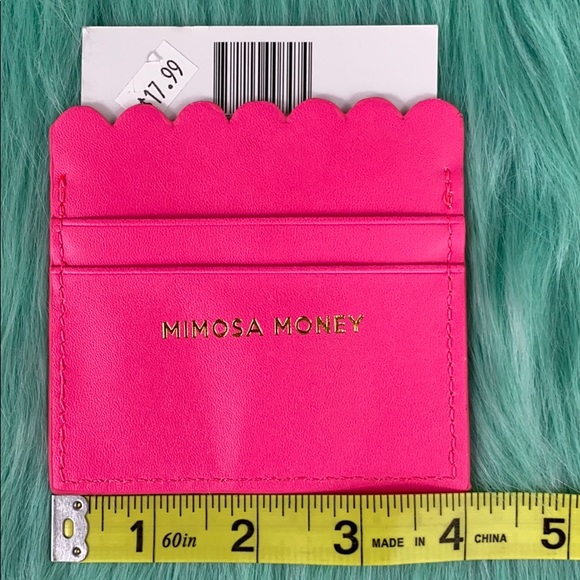 Packed Party Mimosa Money Scalloped Card Holder - Picture 9 of 10